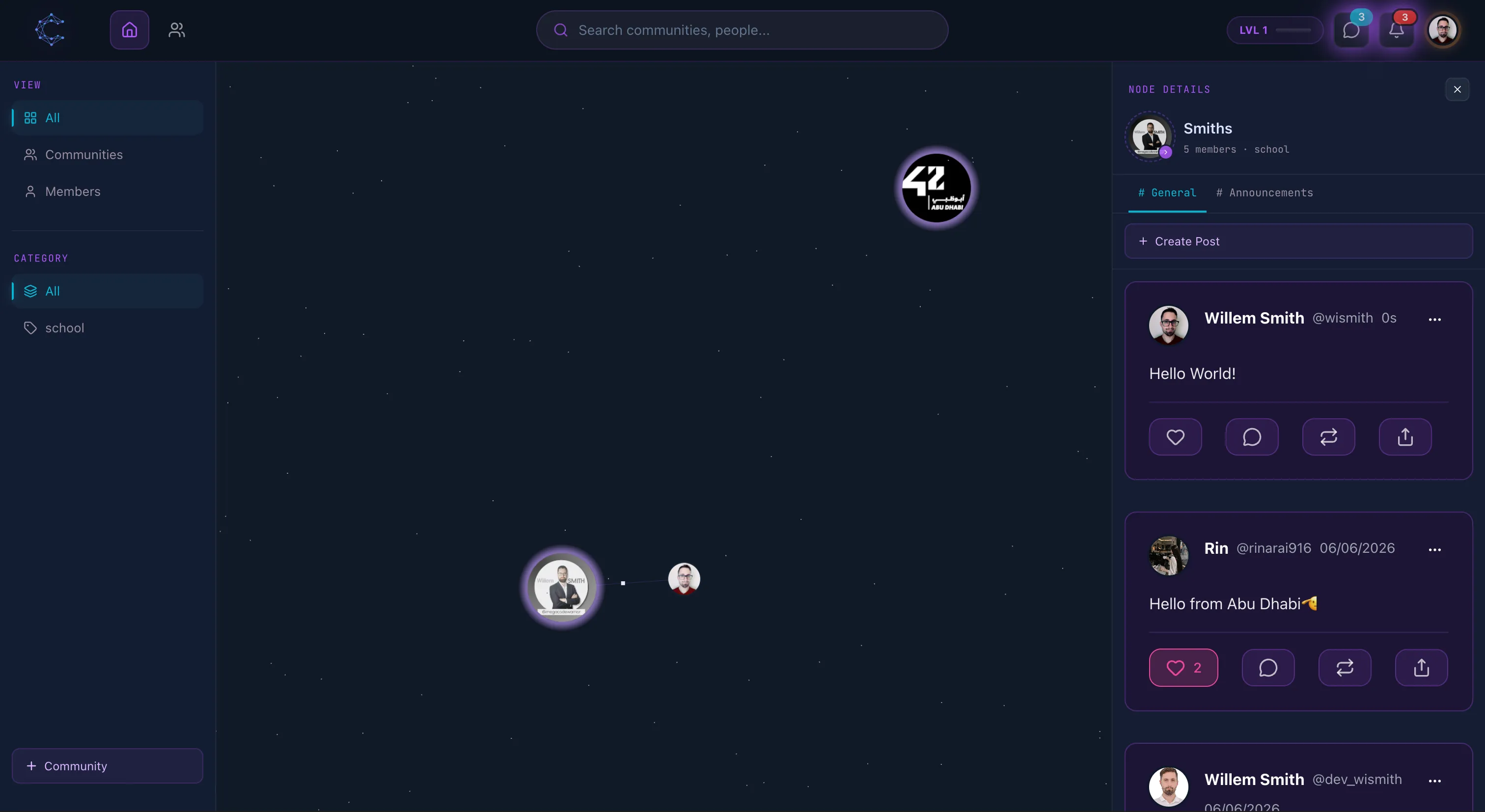 Cormonity screenshot